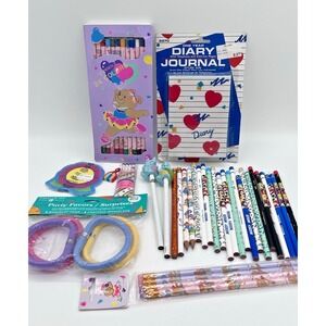 Vintage Kids School Supplies Stationery Pencils Lot Mickey Donald Paddington NOS